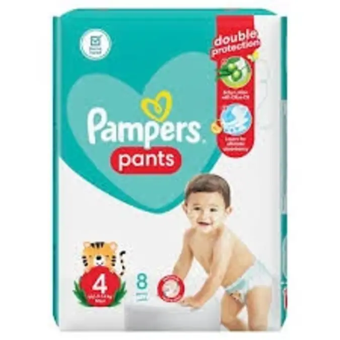 Pampers Pants Size 4 Maxi 7-18Kg 26 Pieces
